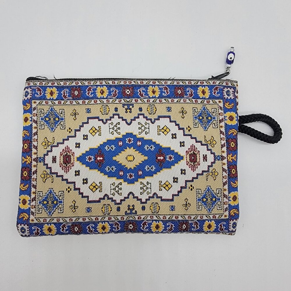 Authentic Coin Purse Turkish Rug Design Coin Purse Knitted Istanbul Turkey